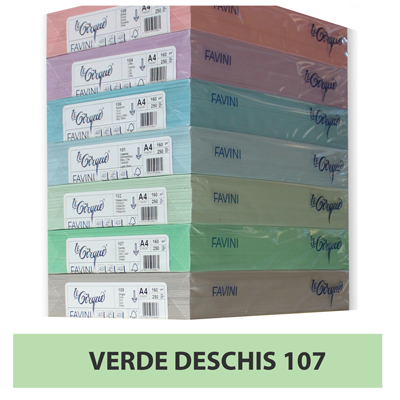 Hartie colorata A4 80g Favini 107 - verde deschis