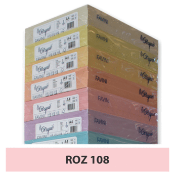 Hartie colorata A4 80g Favini 108 - roz