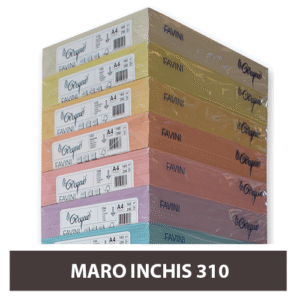 Hartie colorata A4 80g Favini 310 - maro inchis