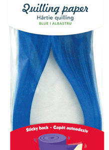 Hartie quilling Uni Daco 0.5 x 42.5 cm - Albastra