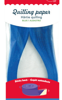 Hartie quilling Uni Daco 0.5 x 42.5 cm - Albastra