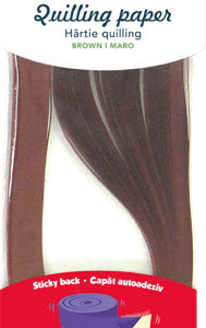 Hartie quilling Uni Daco 0.5 x 42.5 cm - Maro