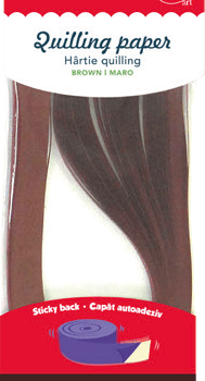 Hartie quilling Uni Daco 0.5 x 42.5 cm - Maro