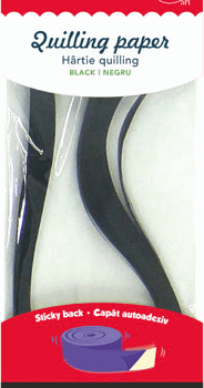Hartie quilling Uni Daco 0.5 x 42.5 cm - Negru