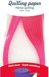 Hartie quilling Uni Daco 0.5 x 42.5 cm - Roz