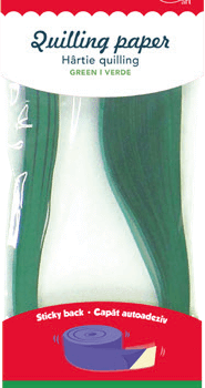 Hartie quilling Uni Daco 0.5 x 42.5 cm - Verde