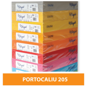 Hartie colorata A4 80g Favini 205 - portocaliu