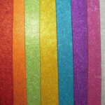 hartie sclipici gumata glitter