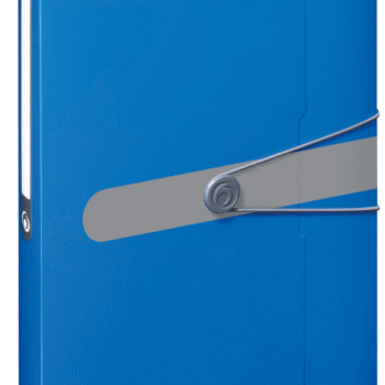 Mapa plastic buton cu elastic A4 40mm Herlitz EOTG - Albastru Opac