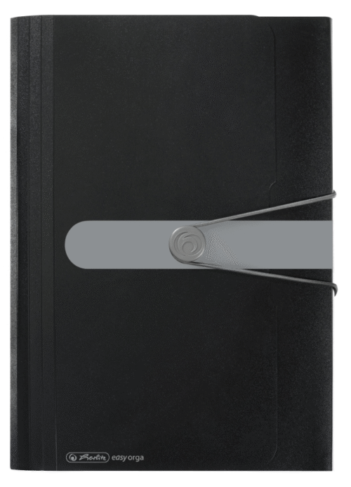 Mapa plastic buton cu elastic A4 Herlitz EOTG 12 compartimente si index