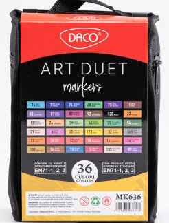 Marker grafic Art Duet Daco 36 culori MK636