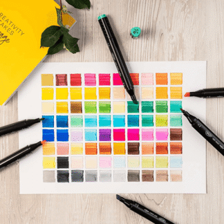 Marker grafic Art Duet Daco 80 culori MK680