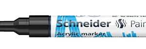 Marker vopsea acrilica Paint-It 310 2 mm Schneider Negru