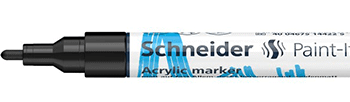 Marker vopsea acrilica Paint-It 310 2 mm Schneider Negru