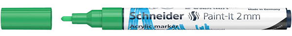 Marker vopsea acrilica Paint-It 310 2 mm Schneider Verde