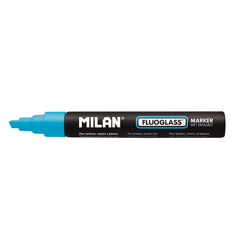 images Marker pentru sticla Fluoglass Milan - Albastru