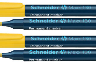 marker permanent schneider maxx 130 galben