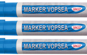 marker vopsea albastra daco