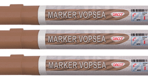 Marker vopsea Daco - Maro ciocolata