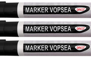 marker vopsea neagra daco
