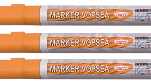 Marker vopsea Daco - Portocaliu Fluorescent