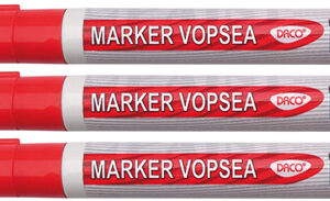 marker vopsea rosie daco