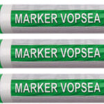 marker vopsea verde daco
