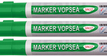marker vopsea verde daco