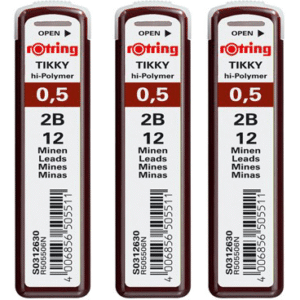 Mine creion mecanic Rotring 0.5mm 2B