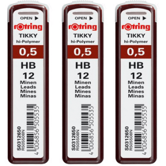 Mine creion mecanic Rotring 0.5mm HB