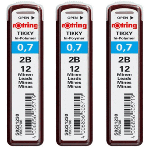 Mine creion mecanic Rotring 0.7mm 2B