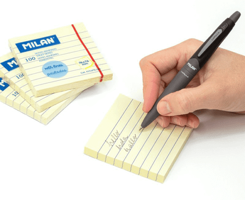 Notes autoadeziv 76x76mm Milan - liniat