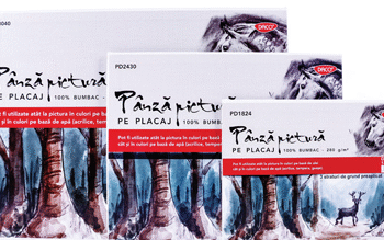 Panza pictura pe carton Daco 18x24 cm