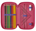 Penar echipat Herlitz 3 fermoare Butterfly