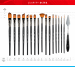 Pensule set 15+1 Clarity Daco PN2915