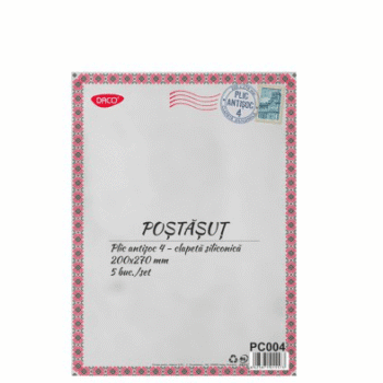 Plic antisoc cu bule NR4 200 x 270 mm Daco PC004 5 bucati