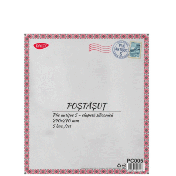 Plic antisoc cu bule NR5 240 x 270 mm Daco PC005 5 bucati