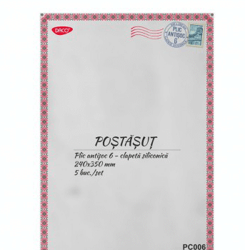 Plic antisoc cu bule NR6 240 x 350 mm Daco PC006 5 bucati