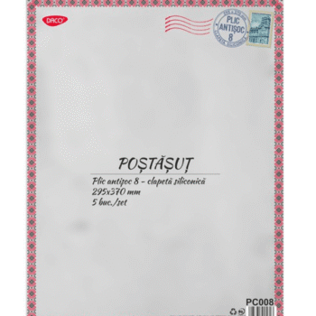 Plic antisoc cu bule NR8 290 x 370 mm Daco PC008 5 bucati