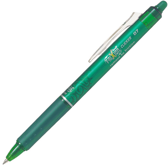 Roller Pilot Frixion Clicker 0.7 verde