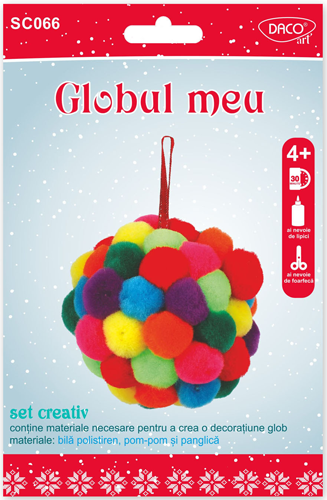 images Set creativ Globul meu DacoArt