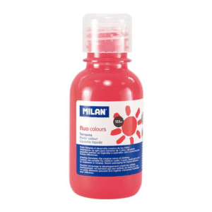 Tempera Milan 125ml Rosu Coral Fluorescent