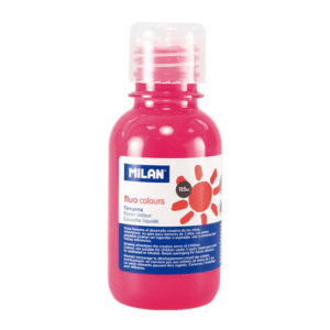 Tempera Milan 125ml Roz Fluorescent