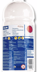 Tempera Milan 1000ml Alb