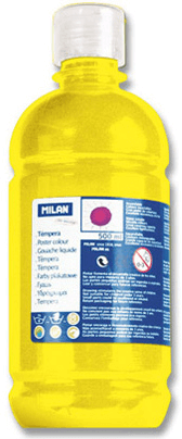 images tempera milan galben inchis 500ml