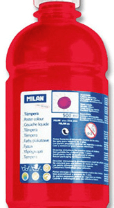 tempera milan Rosu Vermilion 500ml
