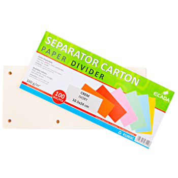 Separatoare carton 240 x 105mm - crem