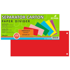 Separatoare carton 240 x 105mm - rosu