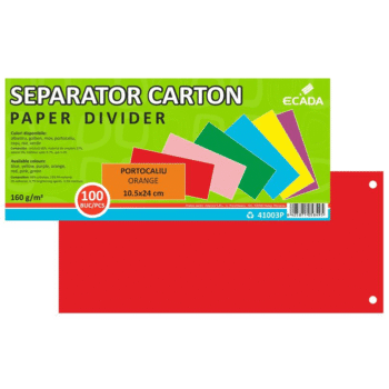 Separatoare carton 240 x 105mm - rosu