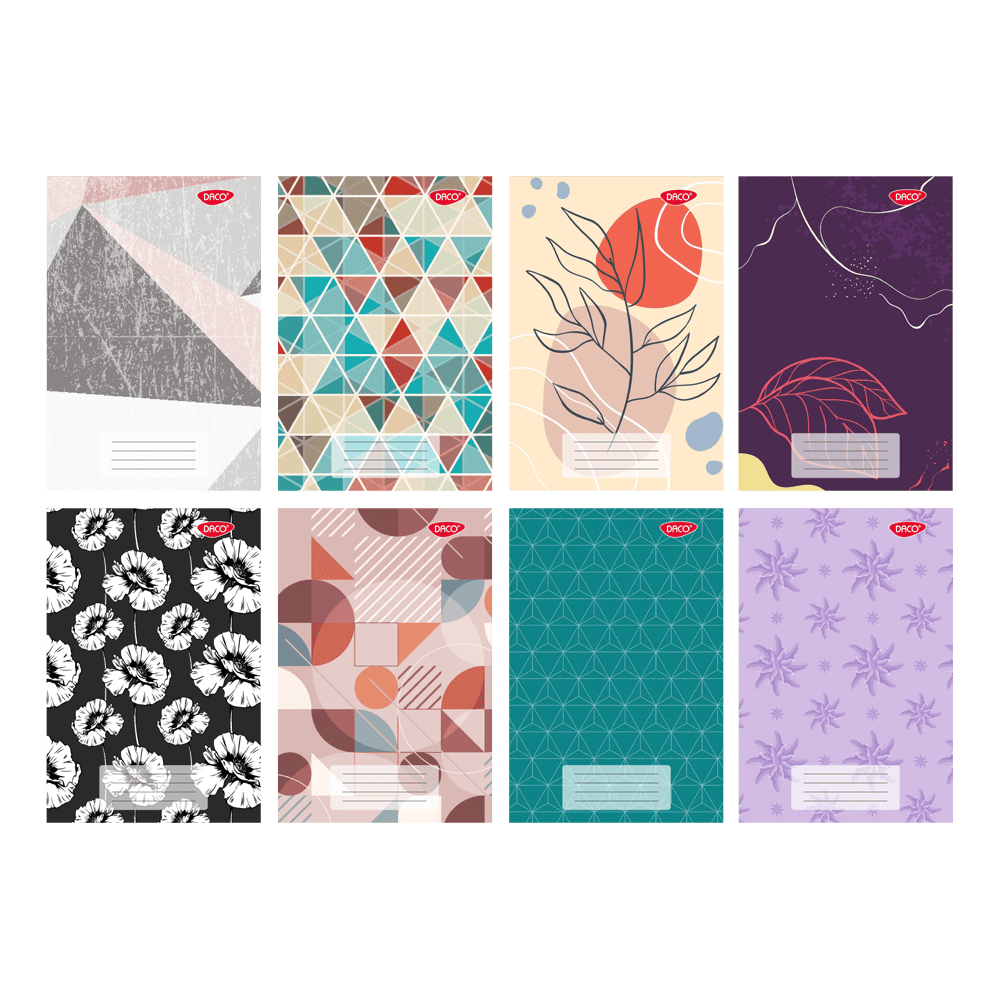 Caiet A5 96 file Daco coperta cartonata Caiet A5 96 file Daco coperta cartonata - imagine 1